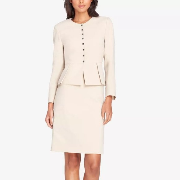 Tahari ASL Dresses & Skirts - TAHARI ASL Pleated Peplum Skirt Suit